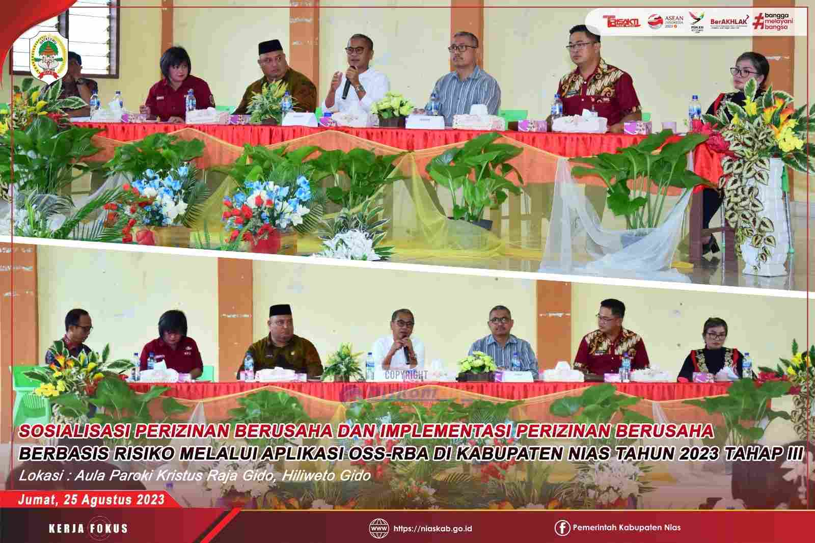 PEMKAB NIAS SELENGGARAKAN SOSIALISASI PERIZINAN DAN IMPLEMENTASI ...